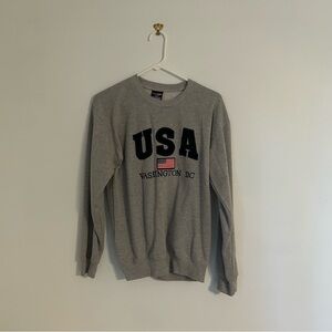 Gray USA Washington DC Sweatshirt